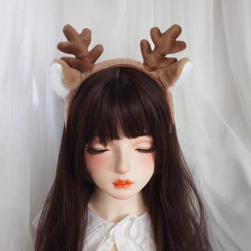Reindeer Antlers Headband - Kerstkostuum Sneeuwvlok Hertenoren en gewei Hoofdband