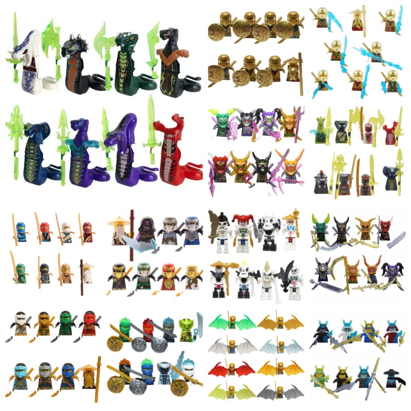 Lego Set Technic - 104-delige ninja bouwblokken poppenset, te monteren