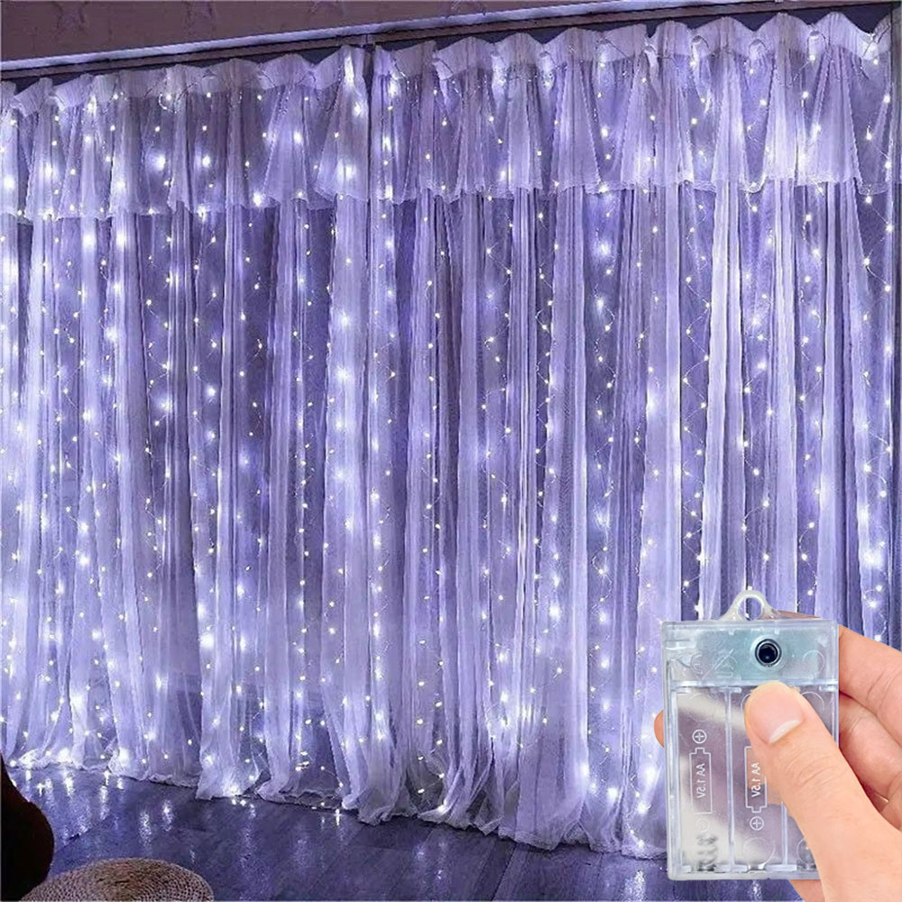 3/6m Gordijn LED-lichtsnoer op - Led Fairy String Lights recensie en prijs