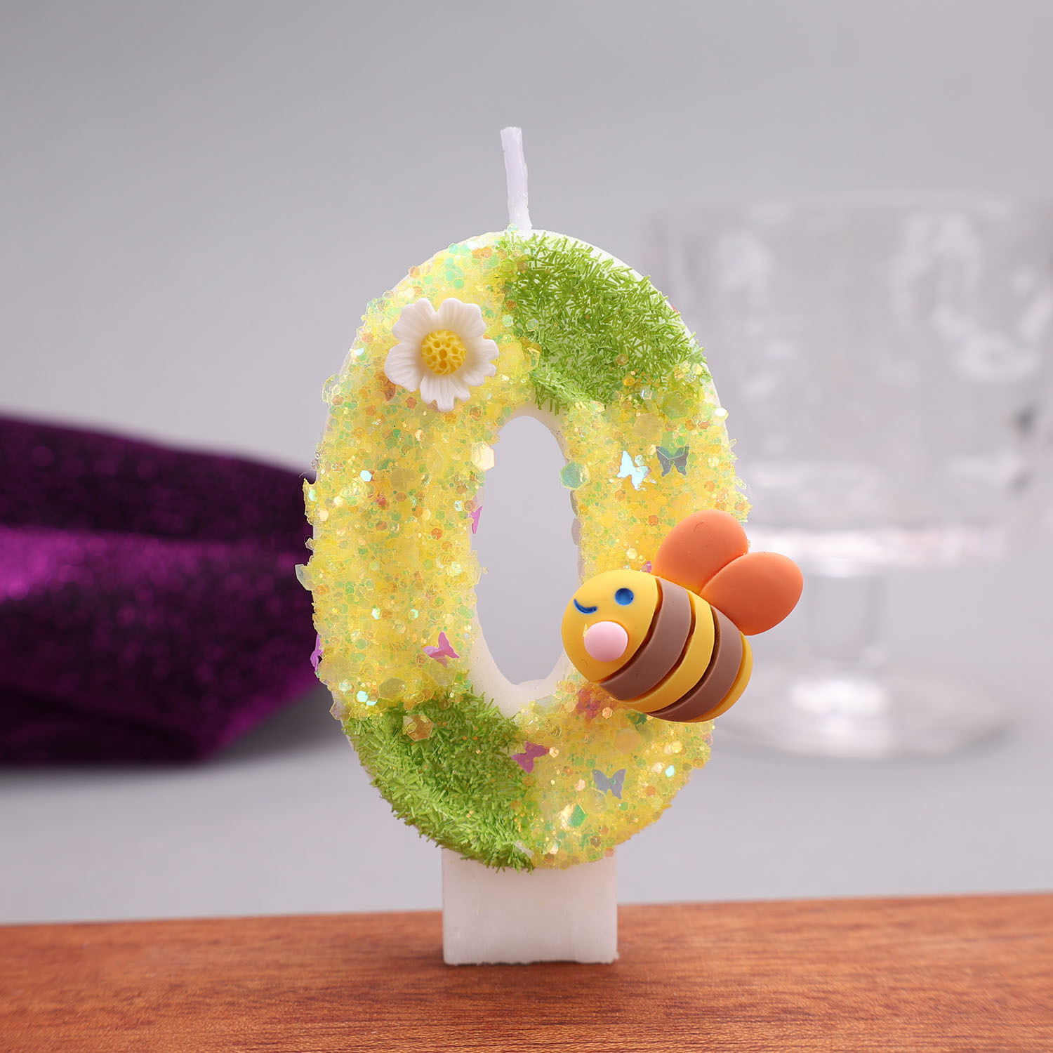 Geelgroene digitale kaarsen, k - Holiday Candle Set recensie en prijs