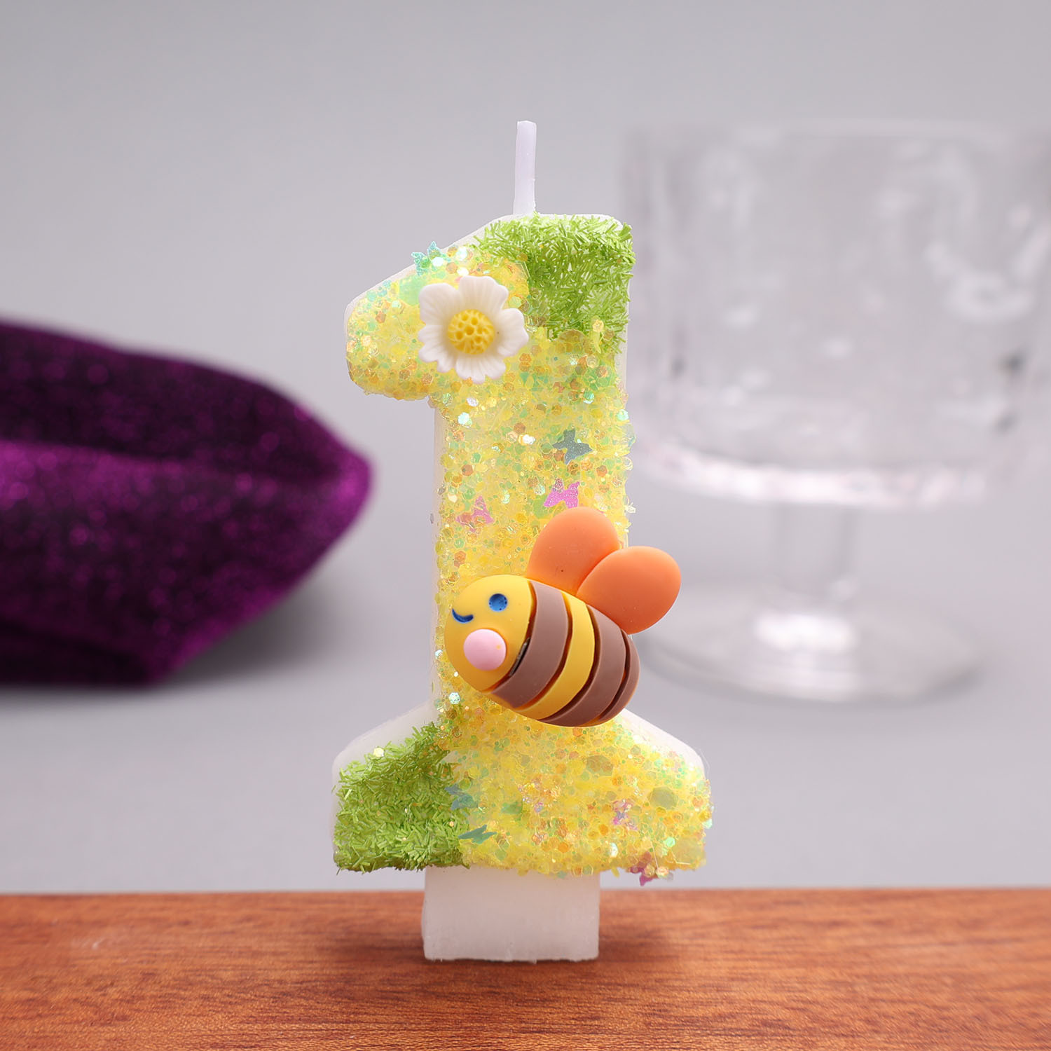 Geelgroene digitale kaarsen, k - Holiday Candle Set recensie en prijs