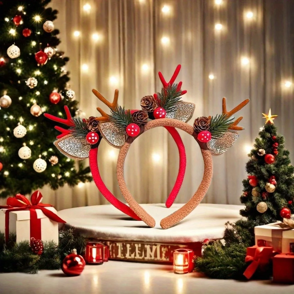 1Pc Kerst Hoofdbanden Kerstfee - Reindeer Antlers Headband recensie en prijs