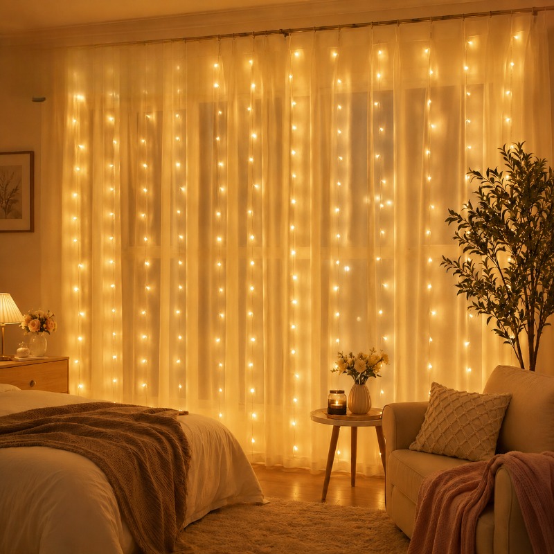 3/4/6m LED-gordijnverlichting, - Led Fairy String Lights recensie en prijs