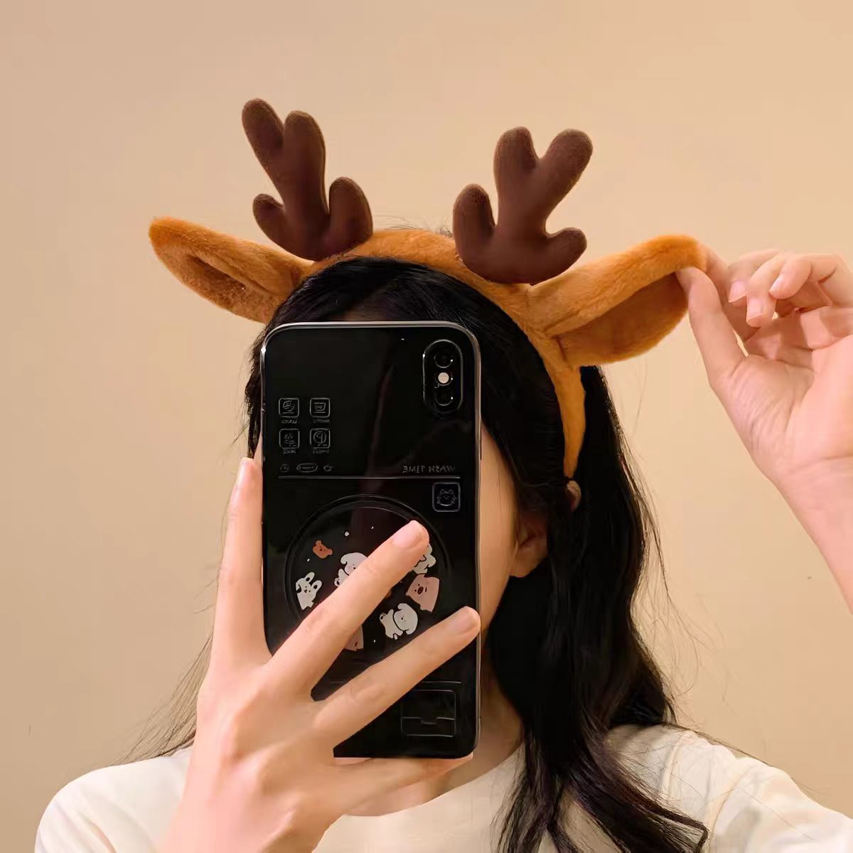 Kerstkostuum Sneeuwvlok Herten - Reindeer Antlers Headband recensie en prijs