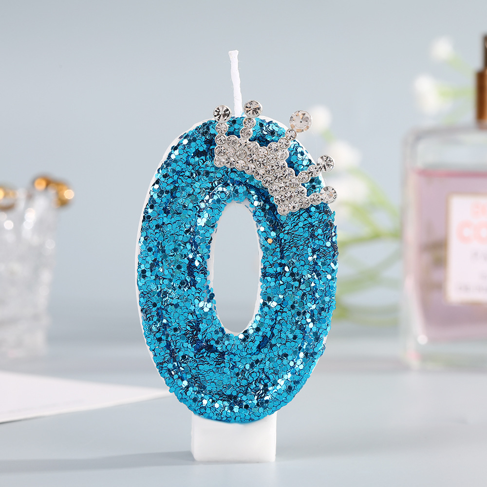 Blauwe kroon nummer verjaardag - Holiday Candle Set recensie en prijs