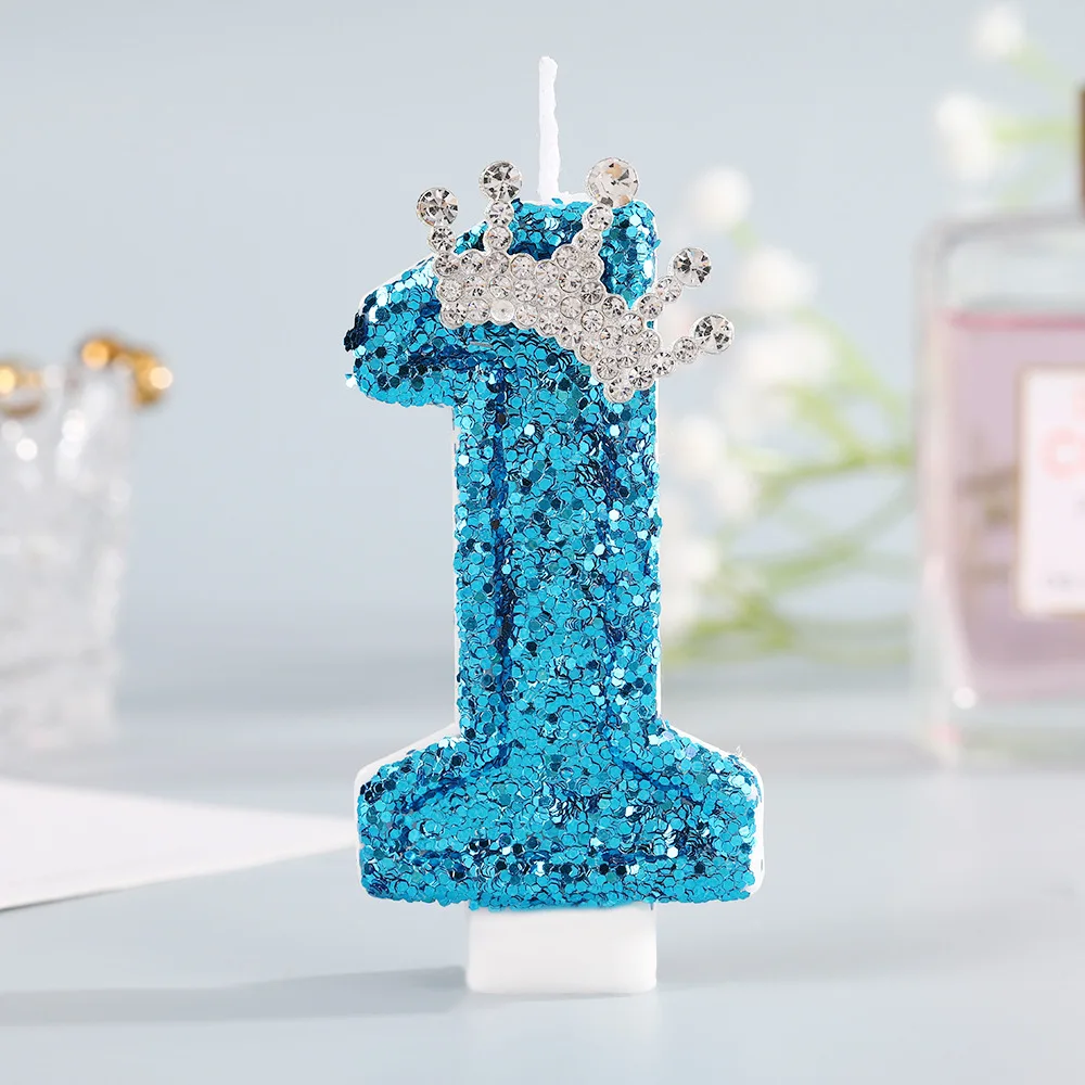Blauwe kroon nummer verjaardag - Holiday Candle Set recensie en prijs