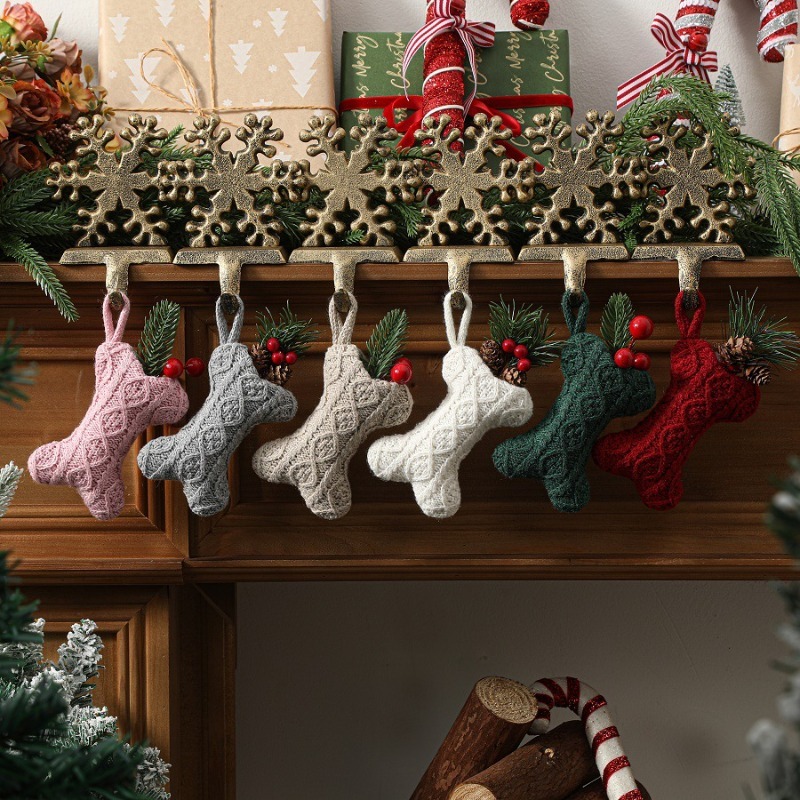 Multicolor kabelgebreide, botv - Christmas Stocking Hanging recensie en prijs