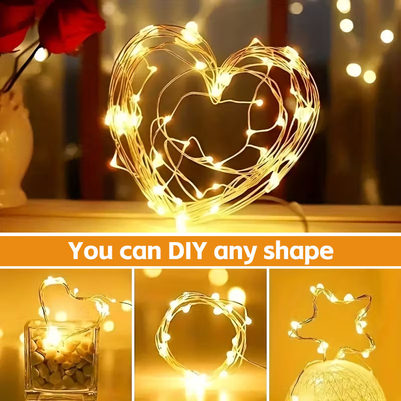 LED-lichtsnoeren, op batterije - Led Fairy String Lights recensie en prijs