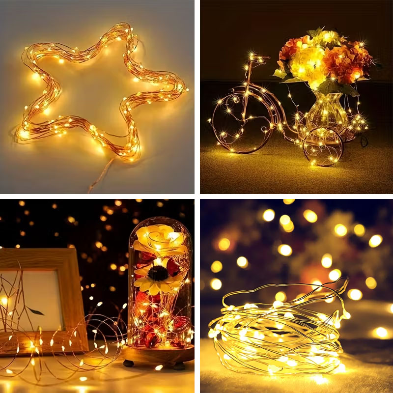 LED-lichtsnoeren, op batterije - Led Fairy String Lights recensie en prijs