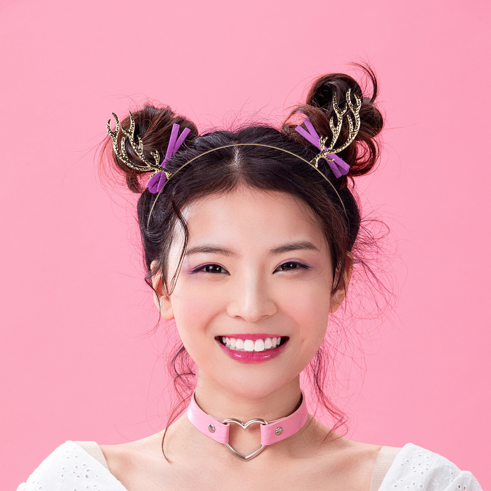 Metalen haarband met strassste - Reindeer Antlers Headband recensie en prijs
