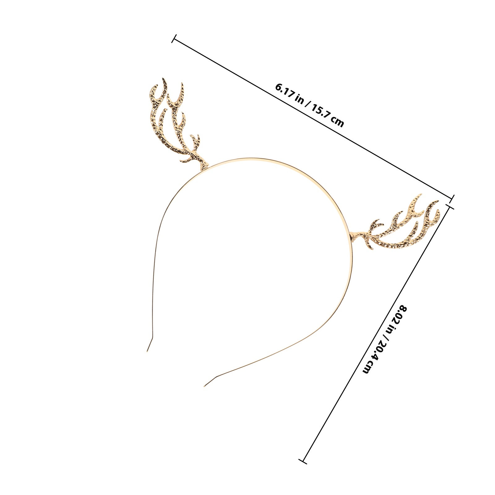 Metalen haarband met strassste - Reindeer Antlers Headband recensie en prijs